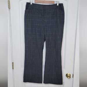Apostrophe Rosa Gray Plaid Pants